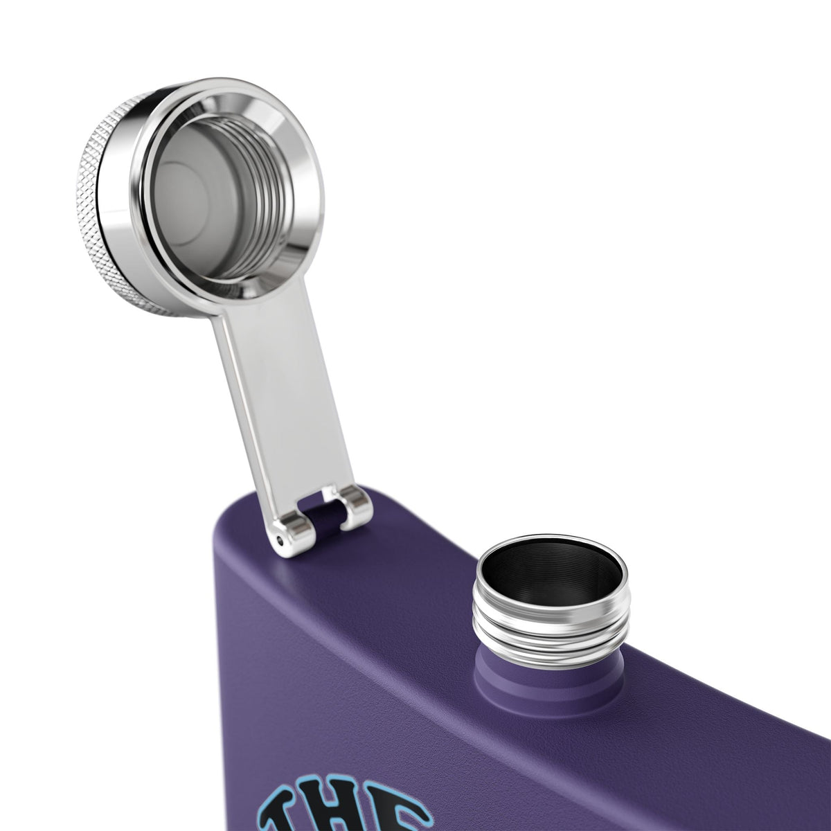 The Tug is the Drug™ Fishing - Themed Stainless Steel Flask - 6oz Outdoor Drinkware - Get Tight Gear