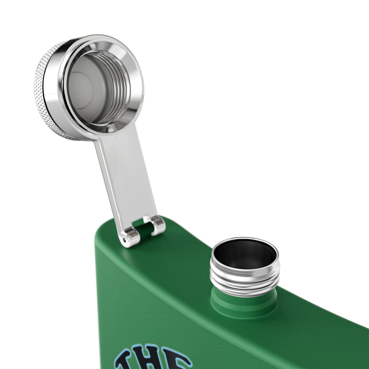 The Tug is the Drug™ Fishing - Themed Stainless Steel Flask - 6oz Outdoor Drinkware - Get Tight Gear