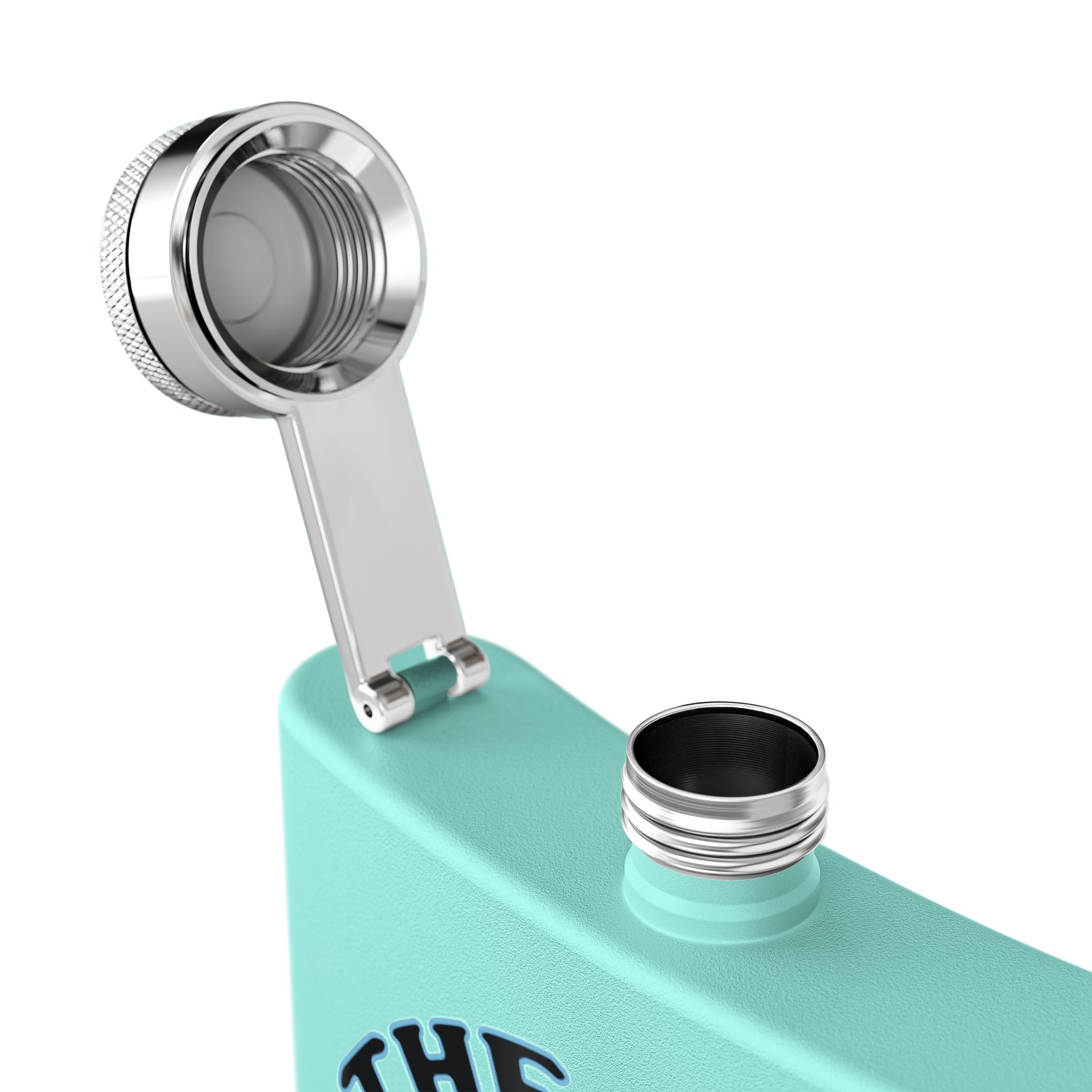 The Tug is the Drug™ Fishing - Themed Stainless Steel Flask - 6oz Outdoor Drinkware - Get Tight Gear