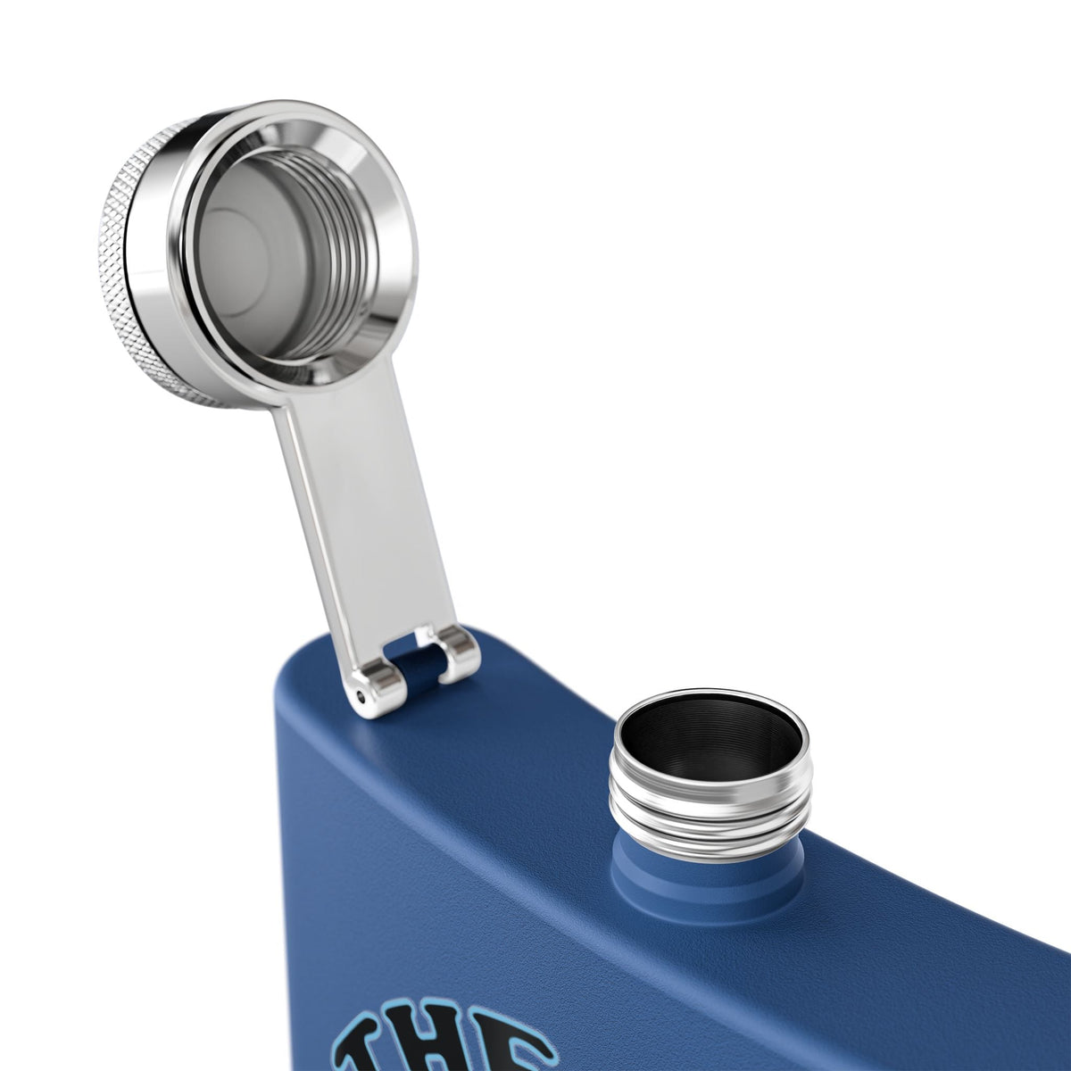 The Tug is the Drug™ Fishing - Themed Stainless Steel Flask - 6oz Outdoor Drinkware - Get Tight Gear