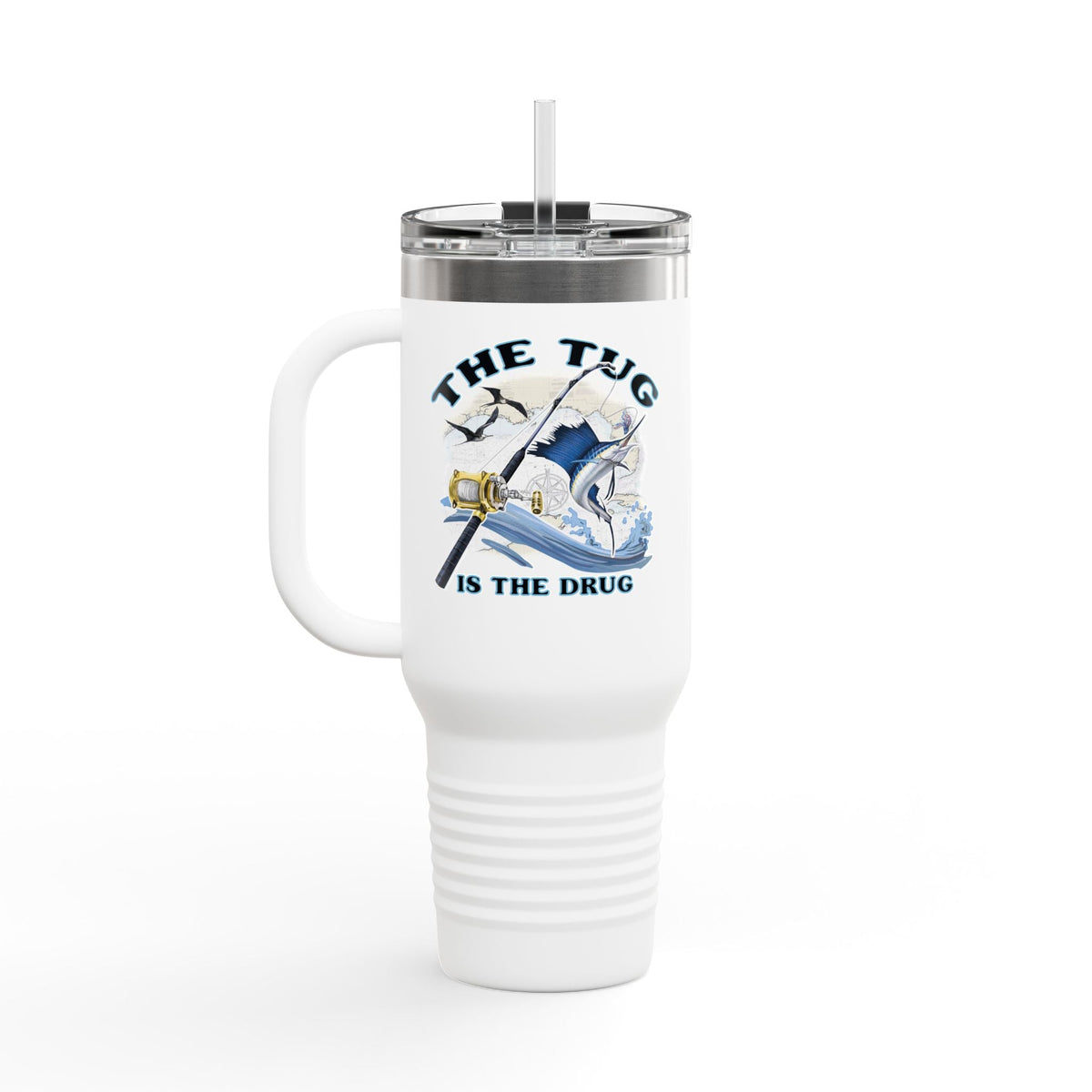 The Tug is the Drug™ Insulated Travel Mug - 40oz - Perfect for Adventure Lovers - Get Tight Gear