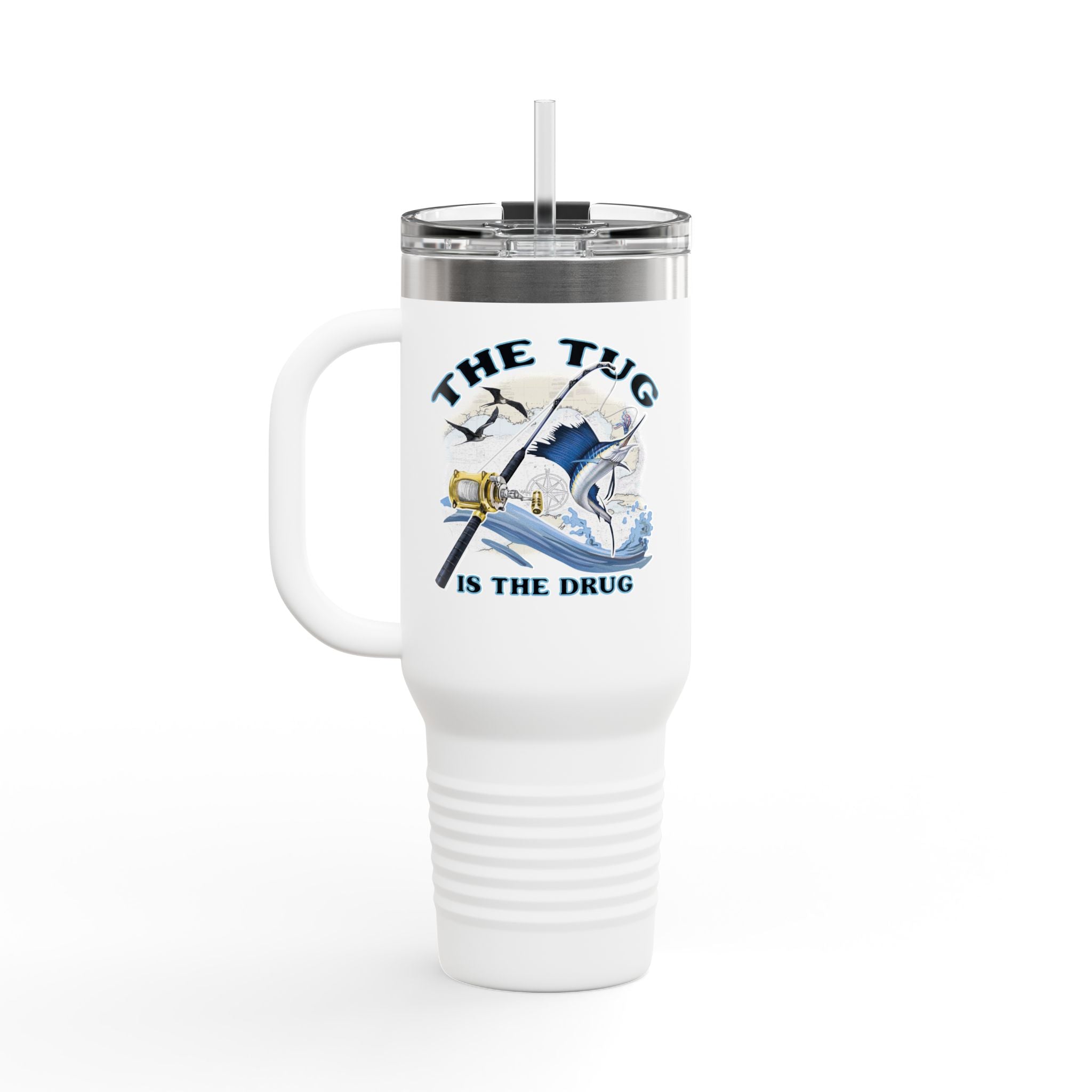 The Tug is the Drug™ Insulated Travel Mug - 40oz - Perfect for Adventure Lovers - Get Tight Gear