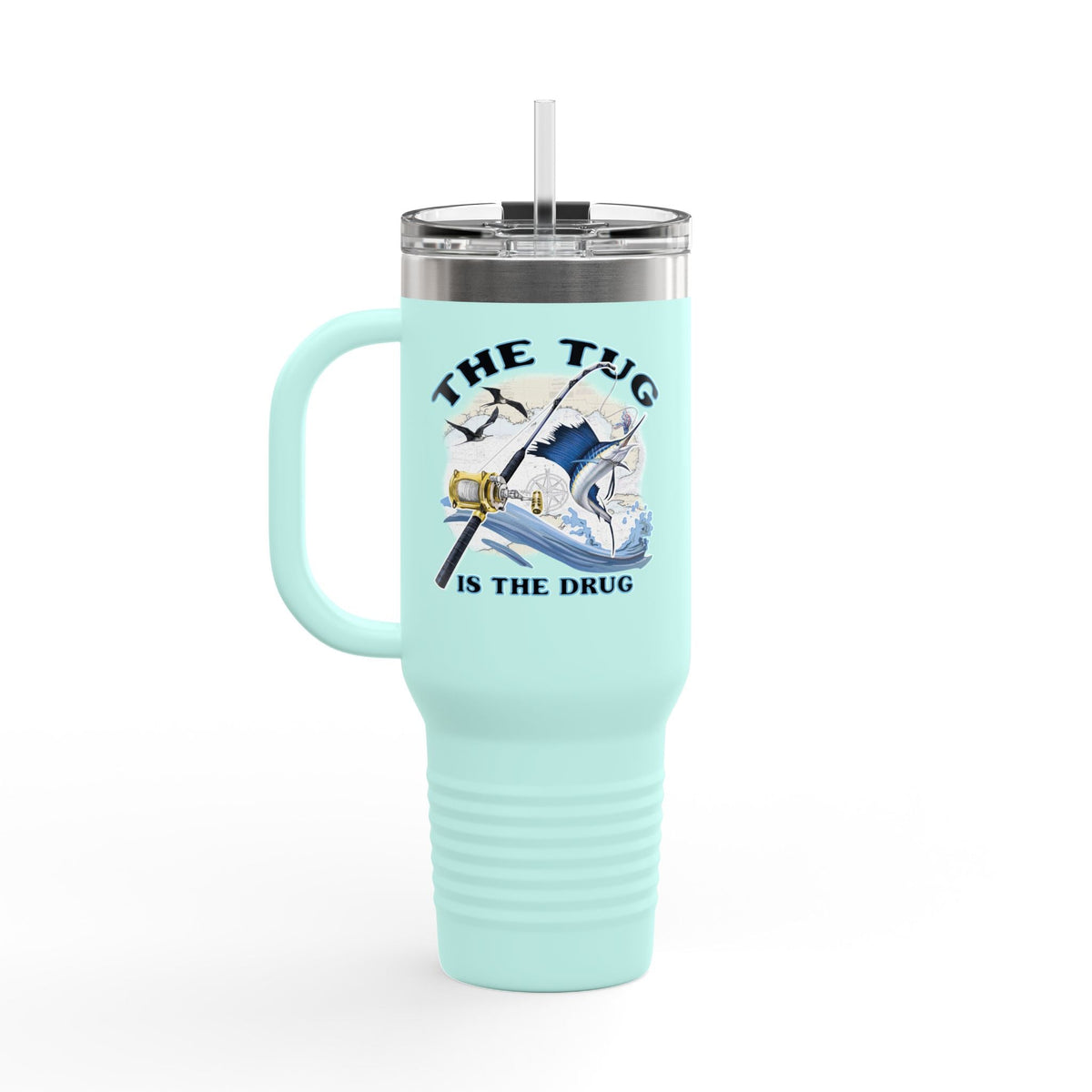 The Tug is the Drug™ Insulated Travel Mug - 40oz - Perfect for Adventure Lovers - Get Tight Gear