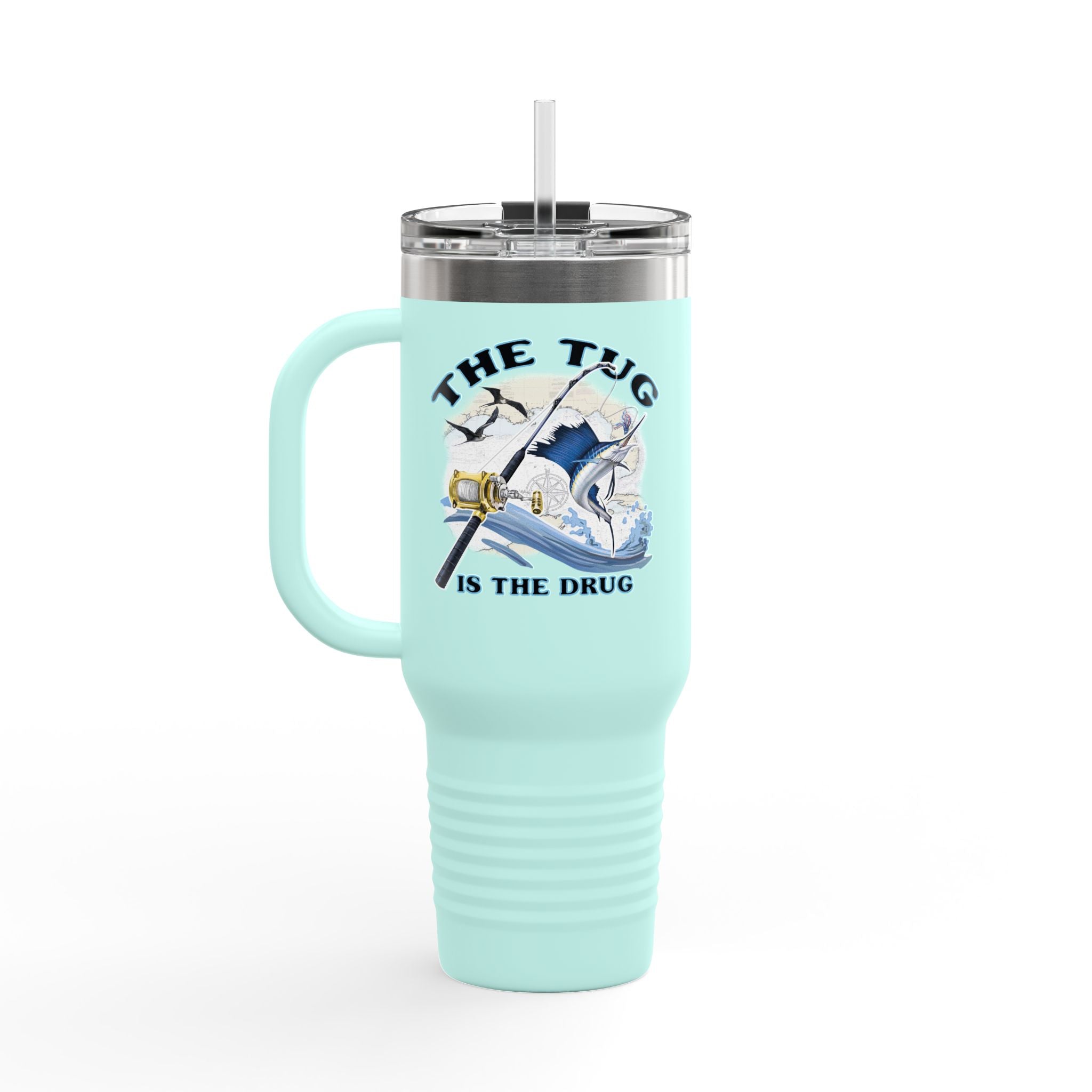 The Tug is the Drug™ Insulated Travel Mug - 40oz - Perfect for Adventure Lovers - Get Tight Gear