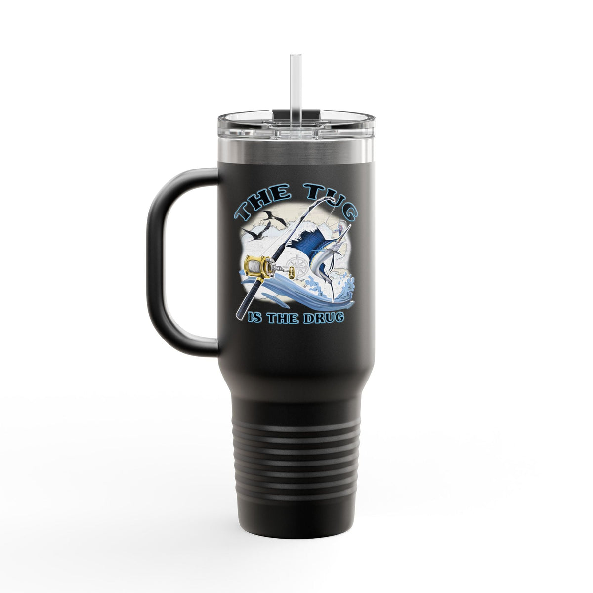 The Tug is the Drug™ Insulated Travel Mug - 40oz - Perfect for Adventure Lovers - Get Tight Gear