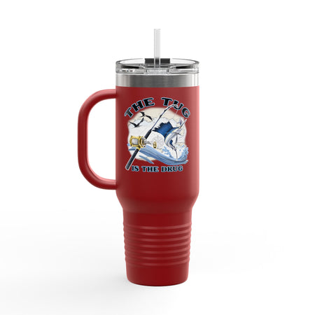 The Tug is the Drug™ Insulated Travel Mug - 40oz - Perfect for Adventure Lovers - Get Tight Gear