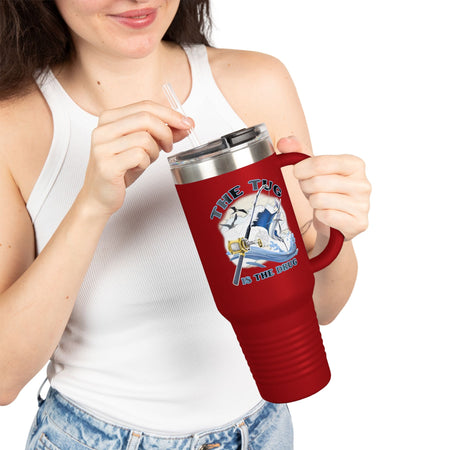 The Tug is the Drug™ Insulated Travel Mug - 40oz - Perfect for Adventure Lovers - Get Tight Gear