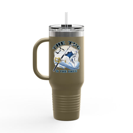 The Tug is the Drug™ Insulated Travel Mug - 40oz - Perfect for Adventure Lovers - Get Tight Gear