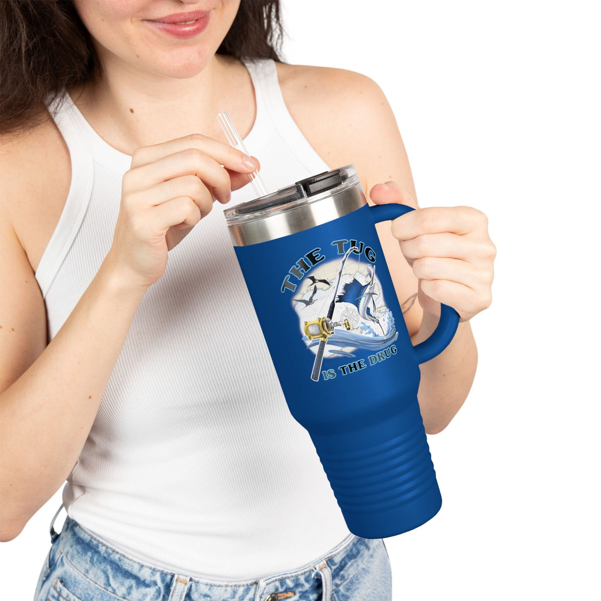 The Tug is the Drug™ Insulated Travel Mug - 40oz - Perfect for Adventure Lovers - Get Tight Gear