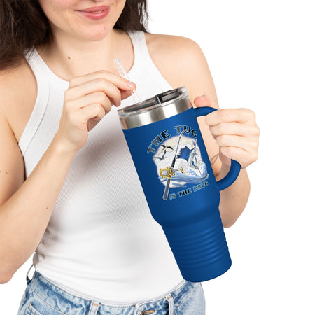 The Tug is the Drug™ Insulated Travel Mug - 40oz - Perfect for Adventure Lovers - Get Tight Gear