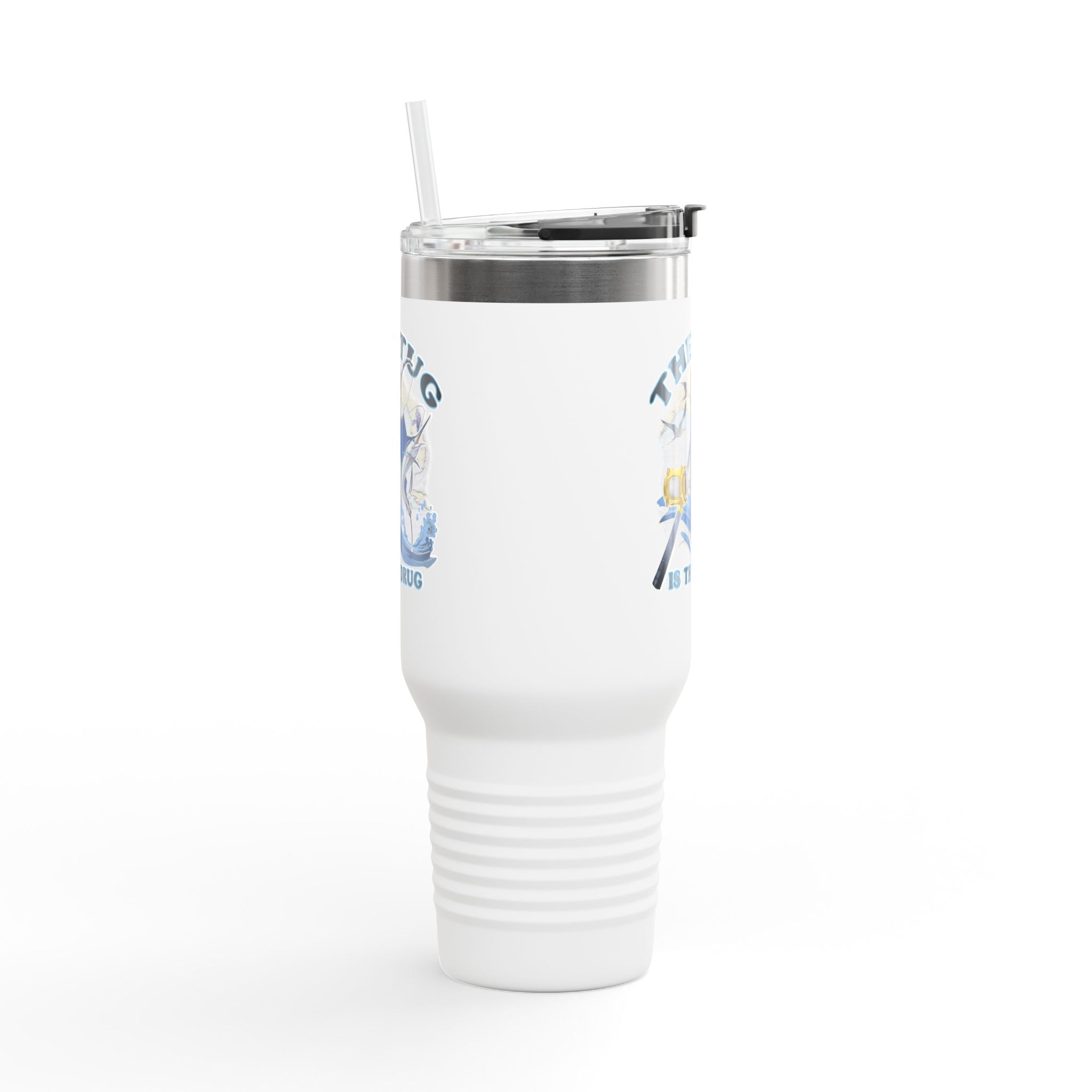 The Tug is the Drug™ Insulated Travel Mug - 40oz - Perfect for Adventure Lovers - Get Tight Gear