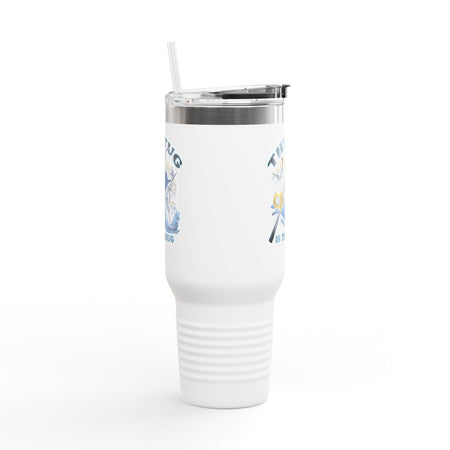 The Tug is the Drug™ Insulated Travel Mug - 40oz - Perfect for Adventure Lovers - Get Tight Gear