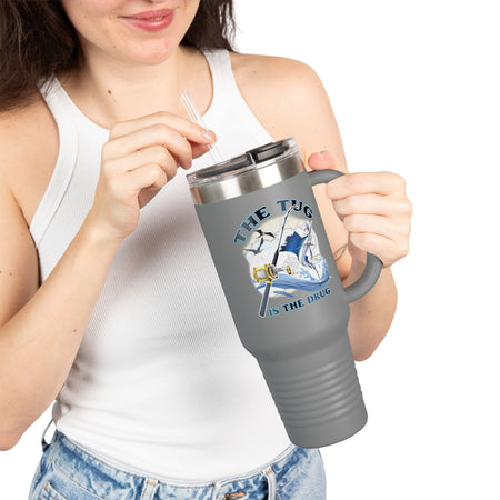 The Tug is the Drug™ Insulated Travel Mug - 40oz - Perfect for Adventure Lovers - Get Tight Gear