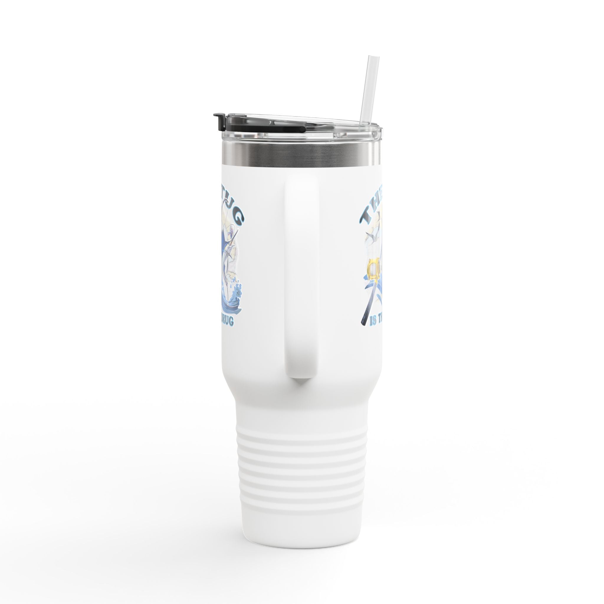 The Tug is the Drug™ Insulated Travel Mug - 40oz - Perfect for Adventure Lovers - Get Tight Gear