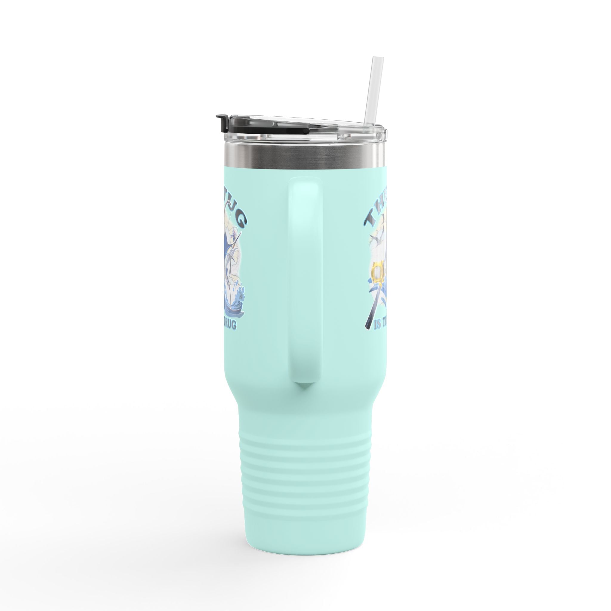 The Tug is the Drug™ Insulated Travel Mug - 40oz - Perfect for Adventure Lovers - Get Tight Gear