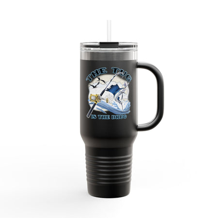 The Tug is the Drug™ Insulated Travel Mug - 40oz - Perfect for Adventure Lovers - Get Tight Gear
