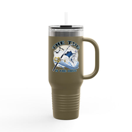 The Tug is the Drug™ Insulated Travel Mug - 40oz - Perfect for Adventure Lovers - Get Tight Gear