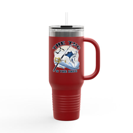 The Tug is the Drug™ Insulated Travel Mug - 40oz - Perfect for Adventure Lovers - Get Tight Gear