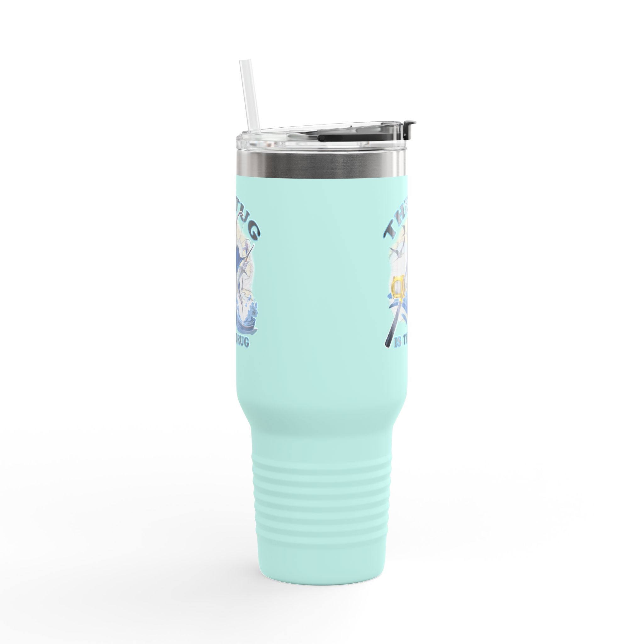 The Tug is the Drug™ Insulated Travel Mug - 40oz - Perfect for Adventure Lovers - Get Tight Gear