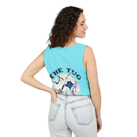 The Tug is the Drug™ Unisex Garment - Dyed Tank Top - Fishing Tank - Get Tight Gear