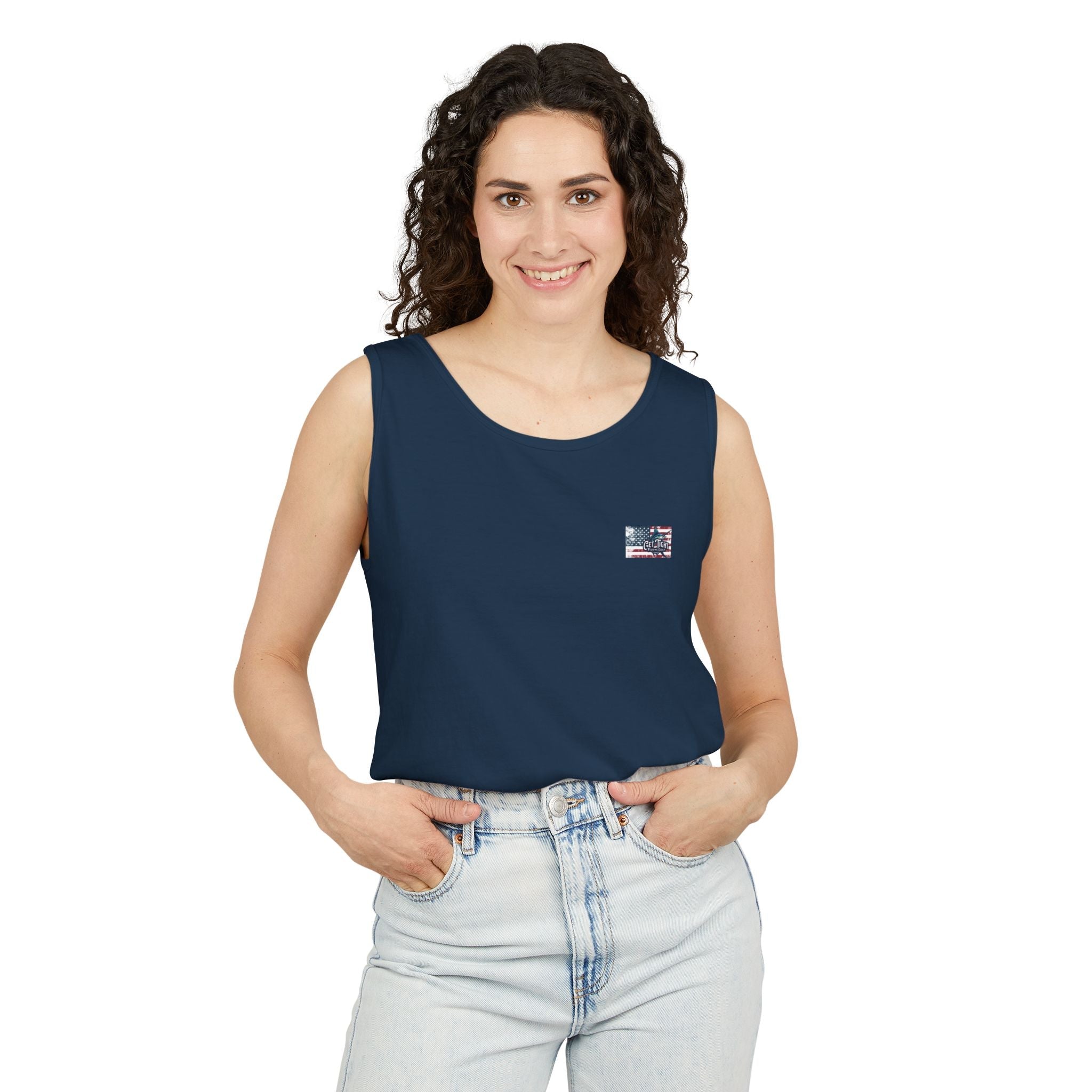 The Tug is the Drug™ Unisex Garment - Dyed Tank Top - Fishing Tank - Get Tight Gear
