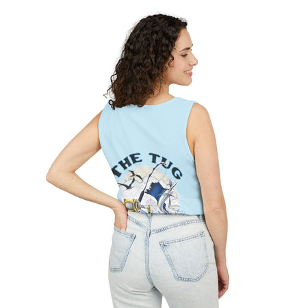 The Tug is the Drug™ Unisex Garment - Dyed Tank Top - Fishing Tank - Get Tight Gear
