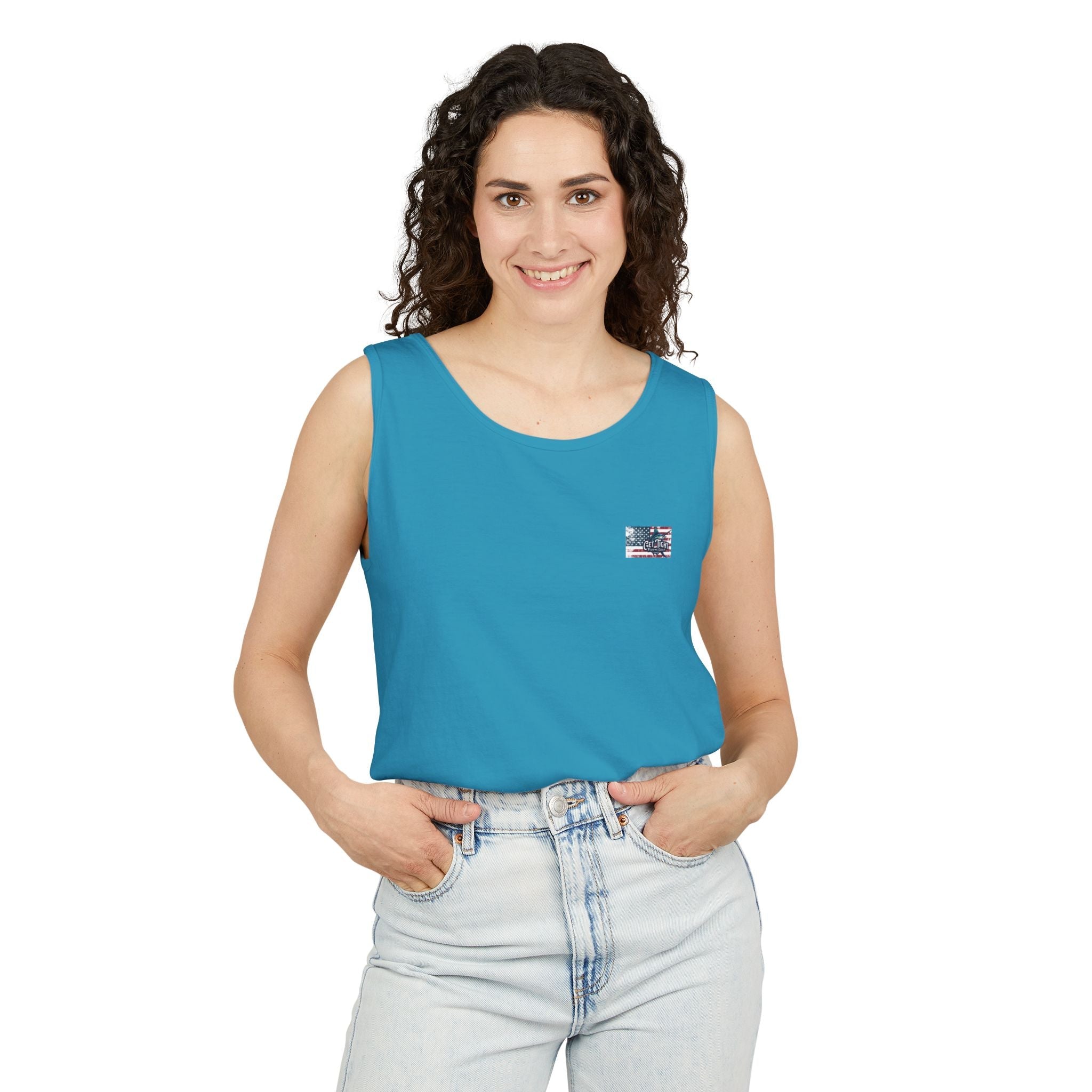 The Tug is the Drug™ Unisex Garment - Dyed Tank Top - Fishing Tank - Get Tight Gear