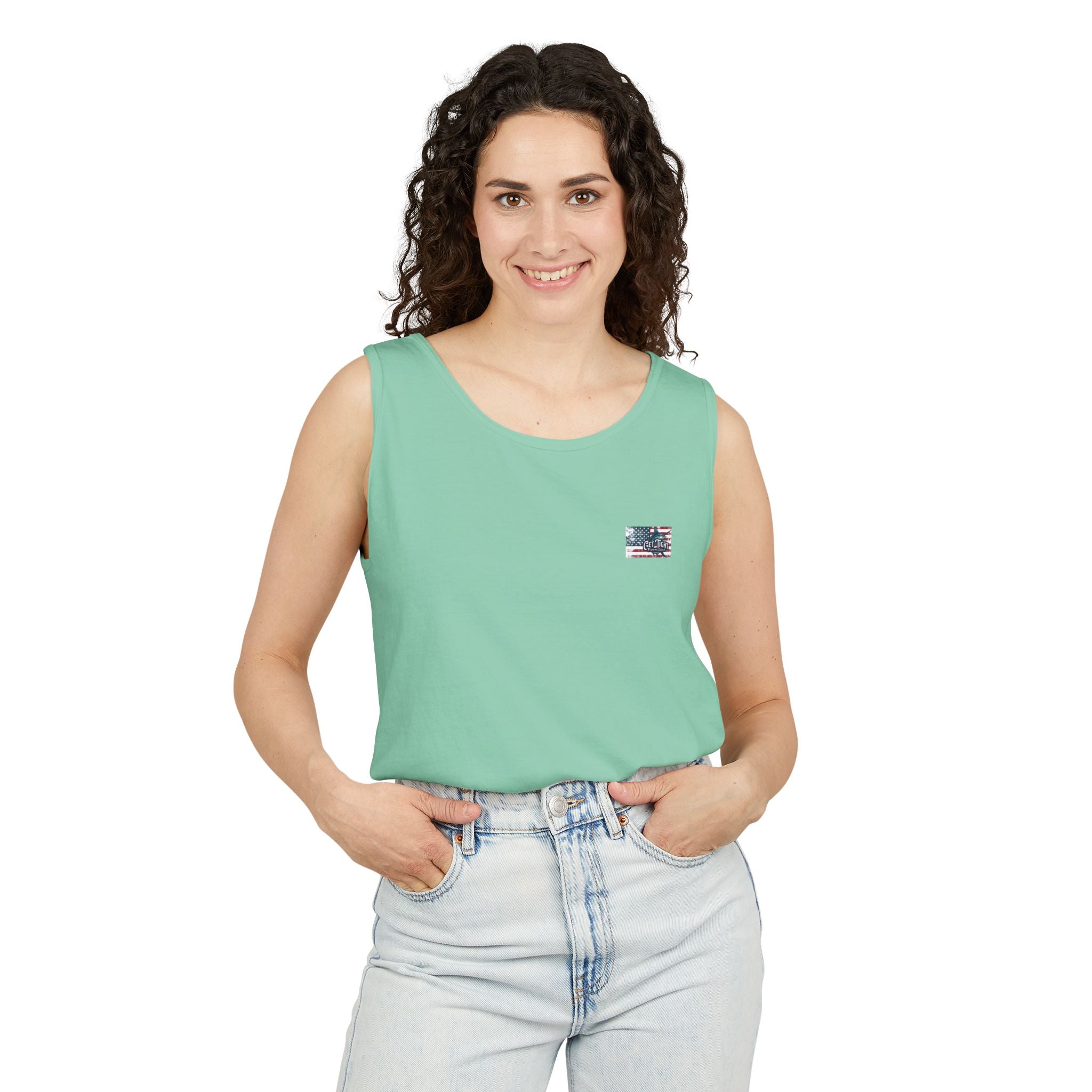 The Tug is the Drug™ Unisex Garment - Dyed Tank Top - Fishing Tank - Get Tight Gear