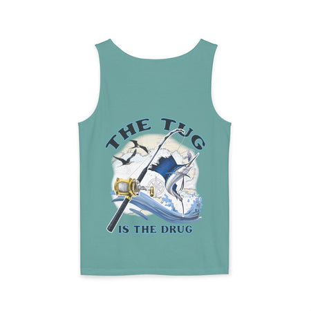 The Tug is the Drug™ Unisex Garment - Dyed Tank Top - Fishing Tank - Get Tight Gear