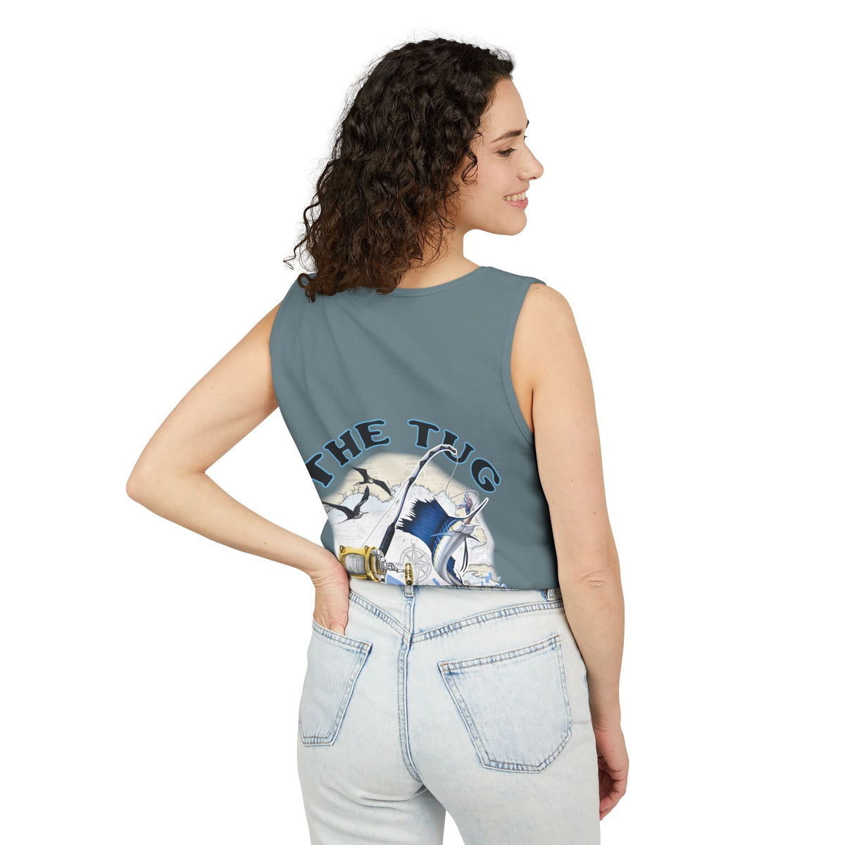 The Tug is the Drug™ Unisex Garment - Dyed Tank Top - Fishing Tank - Get Tight Gear