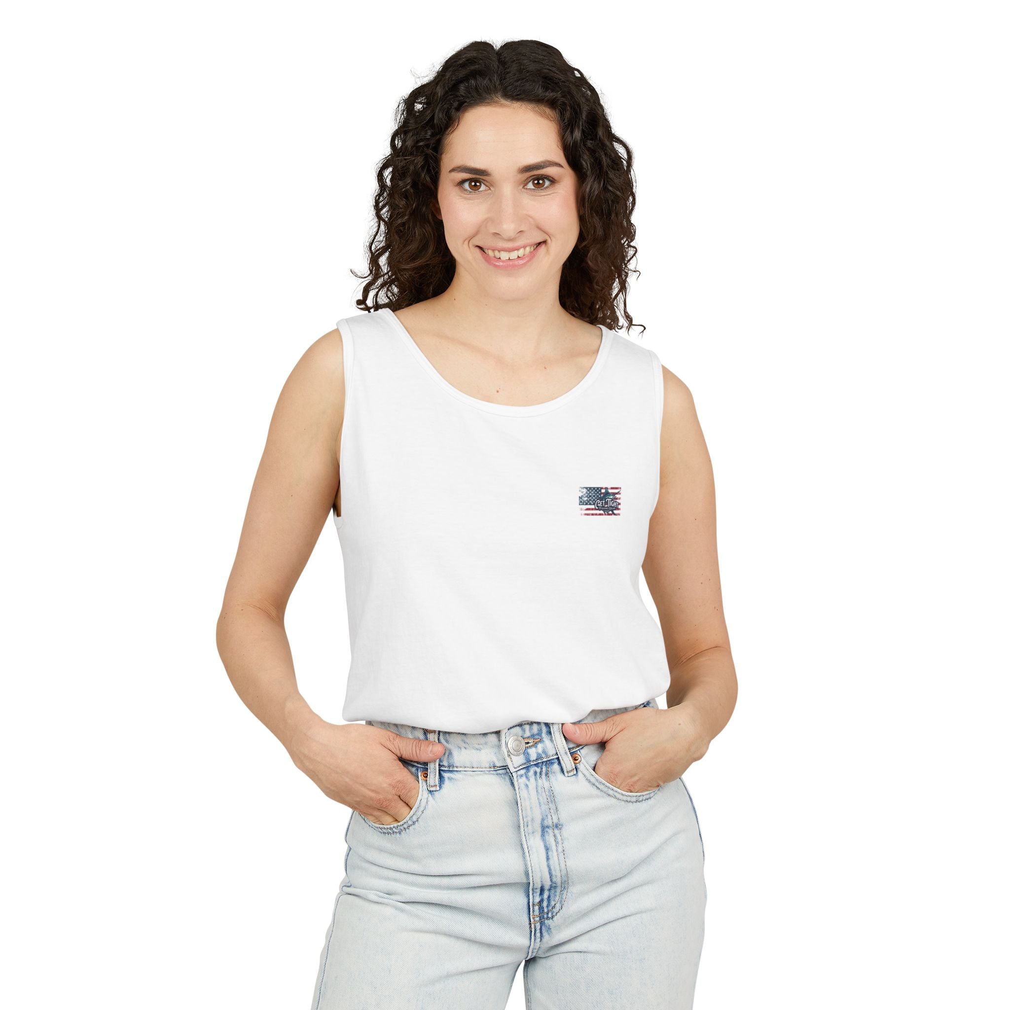The Tug is the Drug™ Unisex Garment - Dyed Tank Top - Fishing Tank - Get Tight Gear