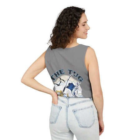 The Tug is the Drug™ Unisex Garment - Dyed Tank Top - Fishing Tank - Get Tight Gear