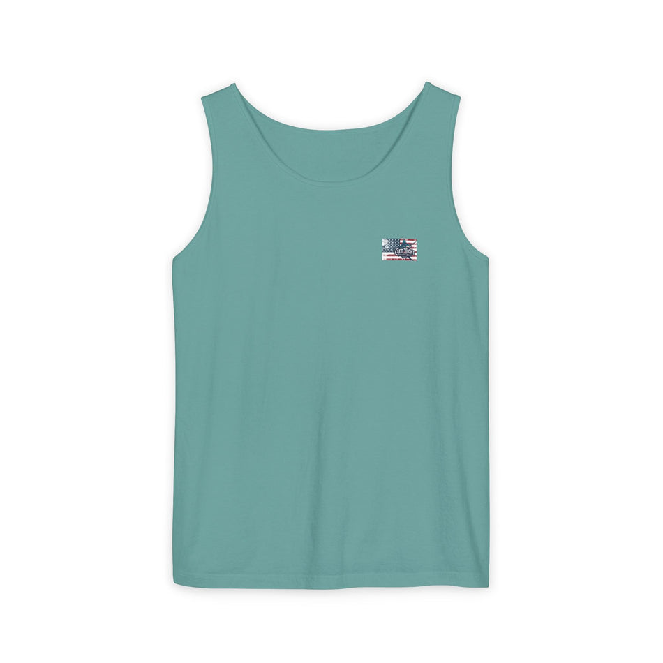 The Tug is the Drug™ Unisex Garment - Dyed Tank Top - Fishing Tank - Get Tight Gear