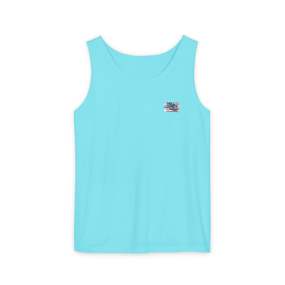 The Tug is the Drug™ Unisex Garment - Dyed Tank Top - Fishing Tank - Get Tight Gear