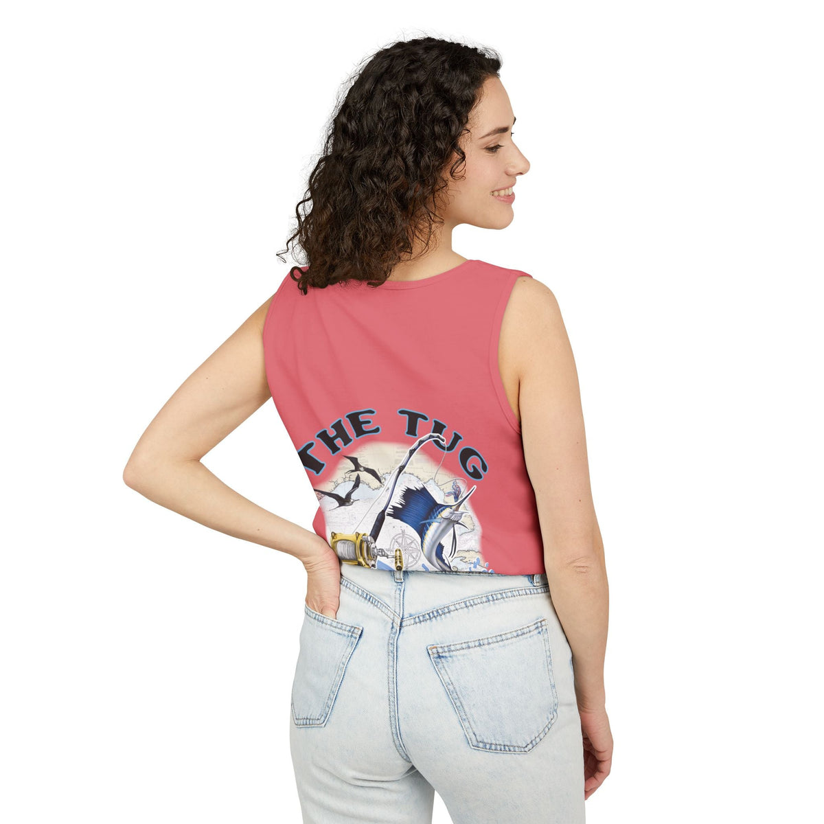 The Tug is the Drug™ Unisex Garment - Dyed Tank Top - Fishing Tank - Get Tight Gear
