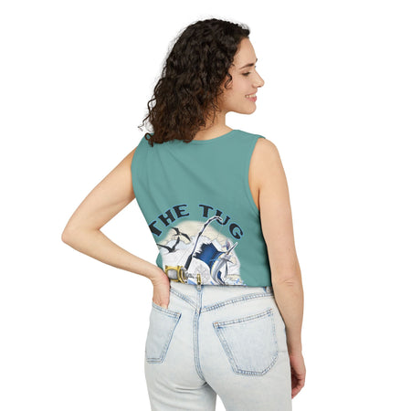 The Tug is the Drug™ Unisex Garment - Dyed Tank Top - Fishing Tank - Get Tight Gear