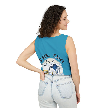 The Tug is the Drug™ Unisex Garment - Dyed Tank Top - Fishing Tank - Get Tight Gear