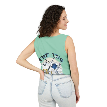 The Tug is the Drug™ Unisex Garment - Dyed Tank Top - Fishing Tank - Get Tight Gear