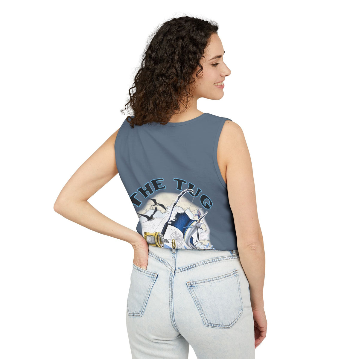 The Tug is the Drug™ Unisex Garment - Dyed Tank Top - Fishing Tank - Get Tight Gear