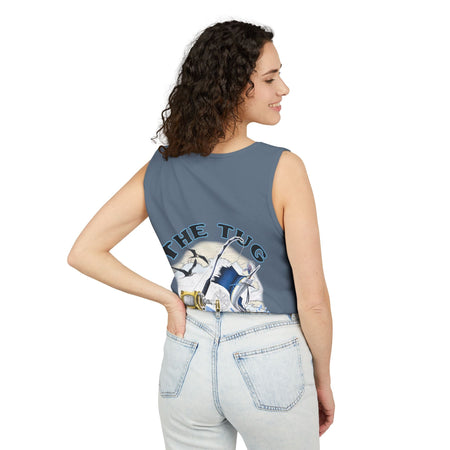 The Tug is the Drug™ Unisex Garment - Dyed Tank Top - Fishing Tank - Get Tight Gear