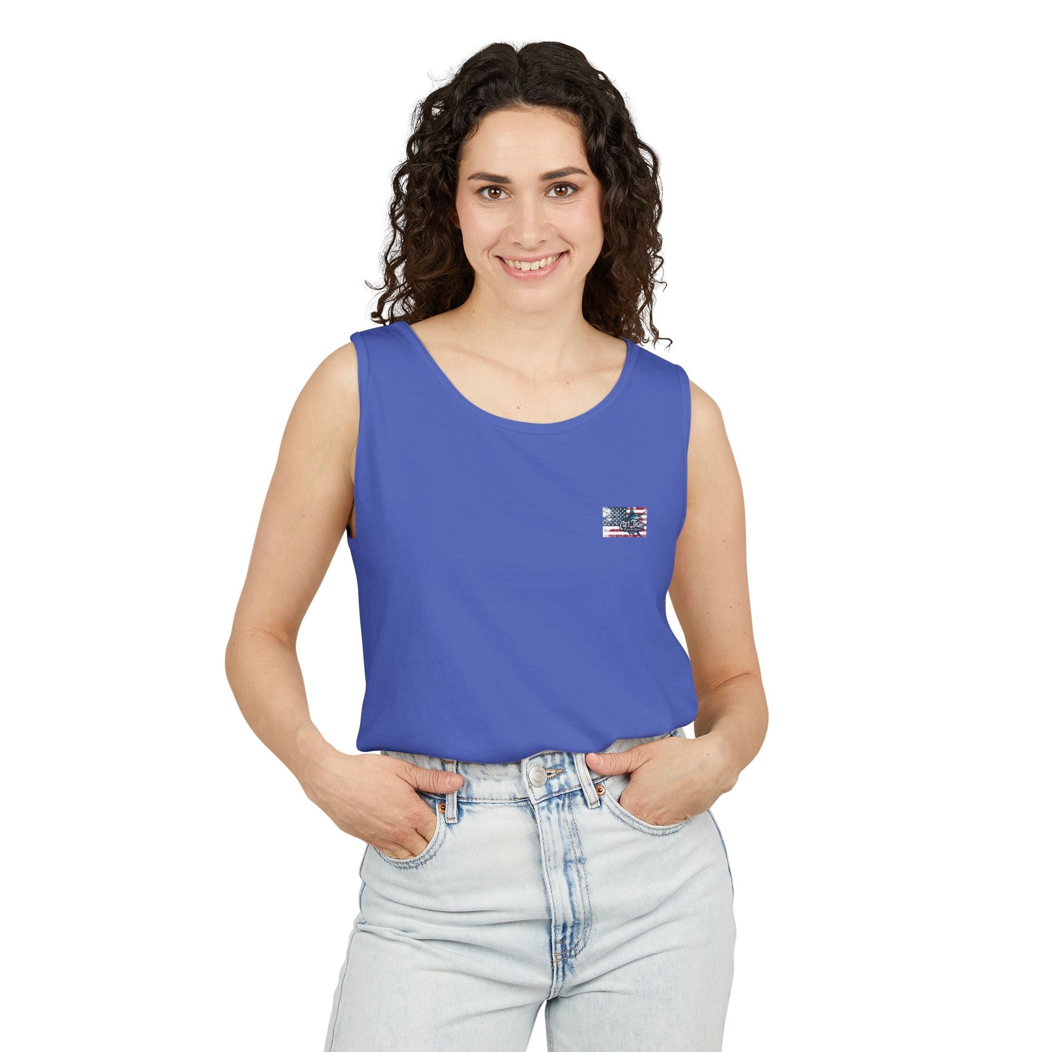 The Tug is the Drug™ Unisex Garment - Dyed Tank Top - Fishing Tank - Get Tight Gear