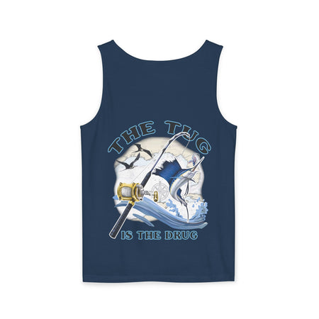 The Tug is the Drug™ Unisex Garment - Dyed Tank Top - Fishing Tank - Get Tight Gear