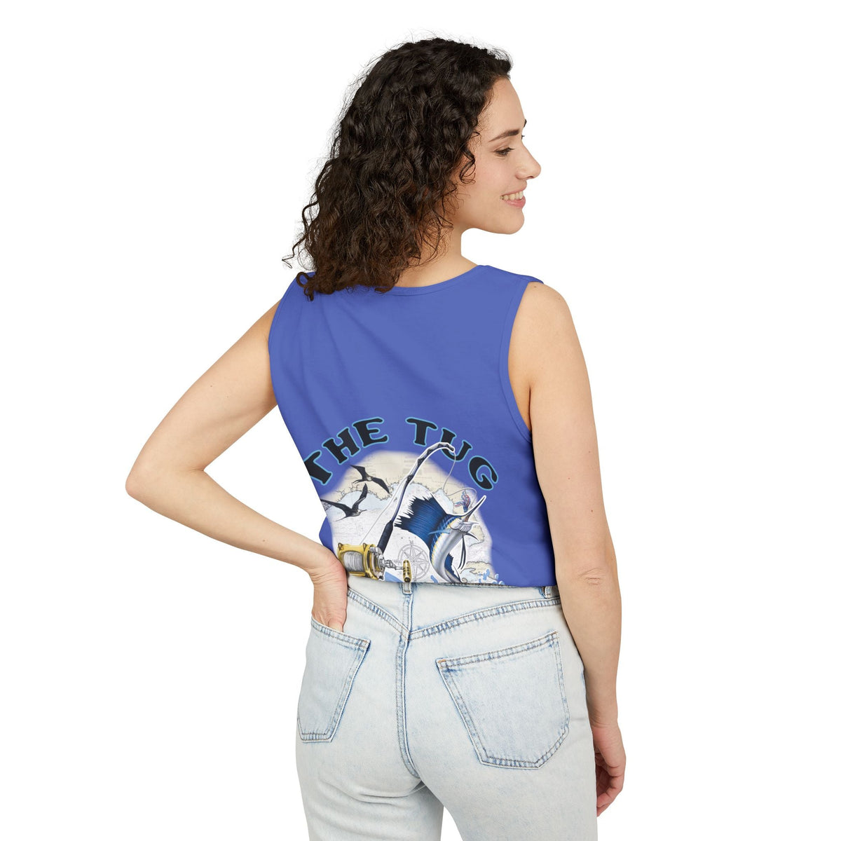 The Tug is the Drug™ Unisex Garment - Dyed Tank Top - Fishing Tank - Get Tight Gear