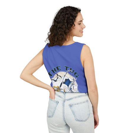 The Tug is the Drug™ Unisex Garment - Dyed Tank Top - Fishing Tank - Get Tight Gear