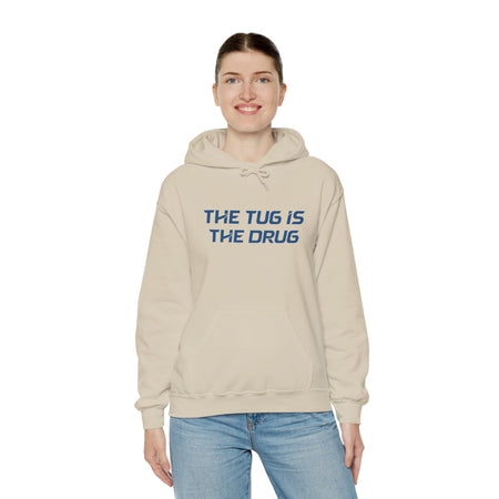 The Tug Is The Drug Unisex Heavy Blend™ Hooded Sweatshirt - Get Tight Gear