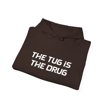 The Tug Is The Drug Unisex Heavy Blend™ Hooded Sweatshirt - Get Tight Gear