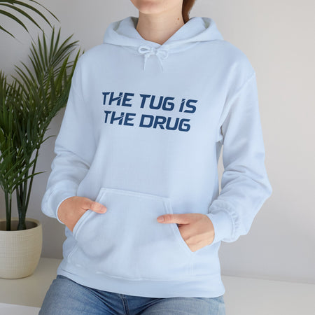 The Tug Is The Drug Unisex Heavy Blend™ Hooded Sweatshirt - Get Tight Gear
