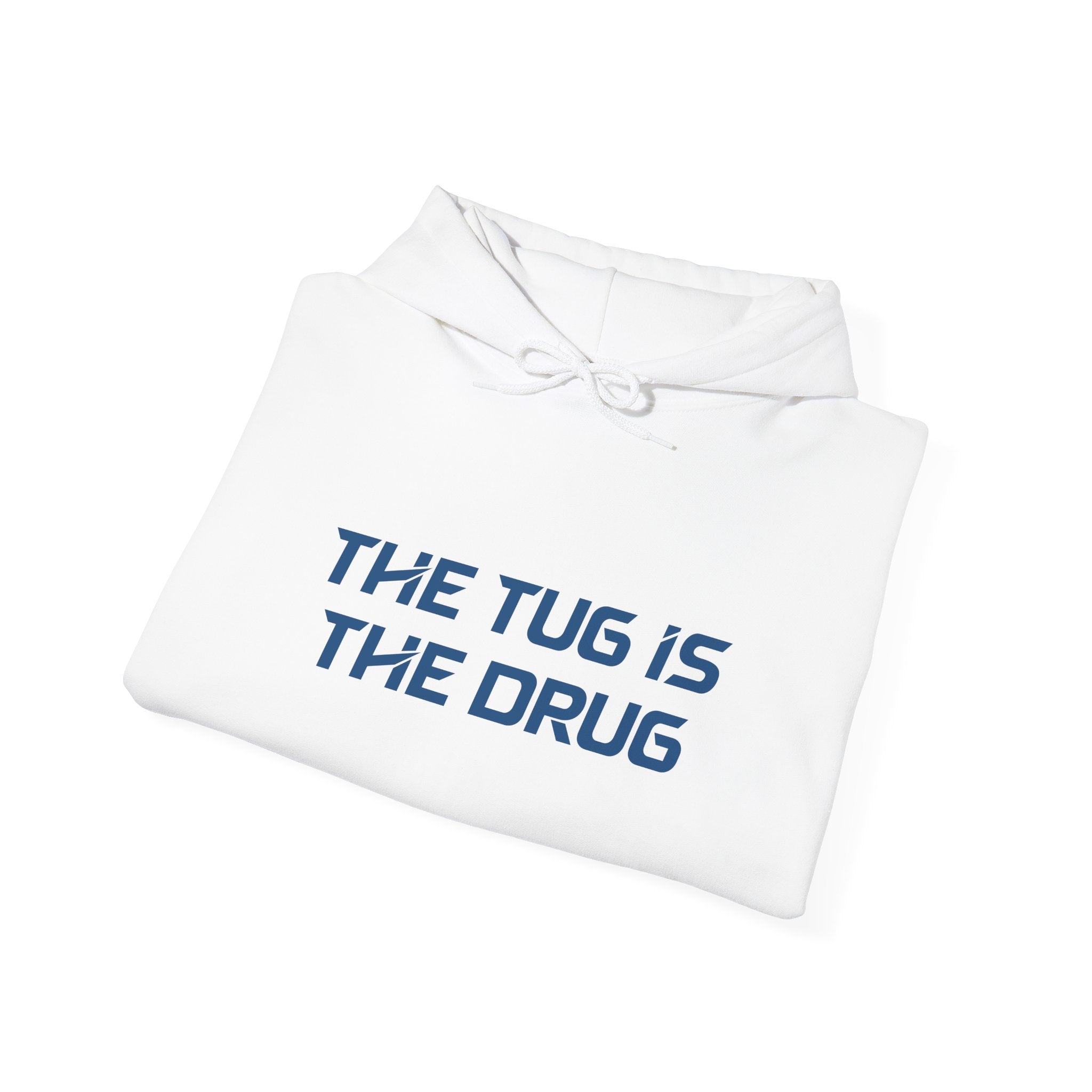 The Tug Is The Drug Unisex Heavy Blend™ Hooded Sweatshirt - Get Tight Gear