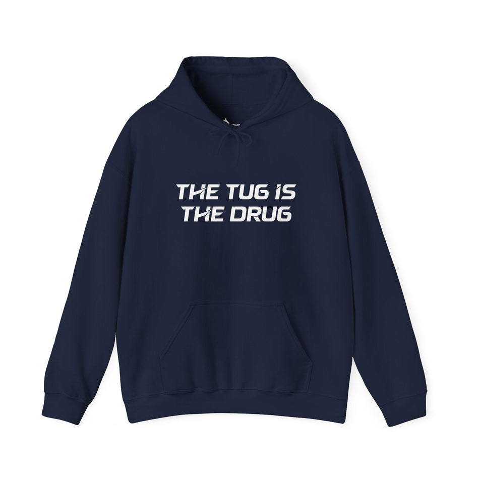 The Tug Is The Drug Unisex Heavy Blend™ Hooded Sweatshirt - Get Tight Gear