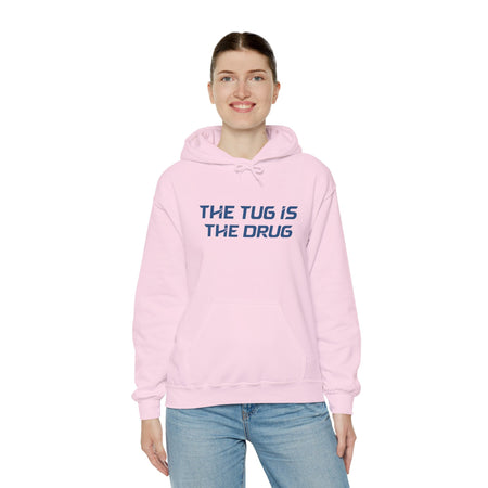 The Tug Is The Drug Unisex Heavy Blend™ Hooded Sweatshirt - Get Tight Gear